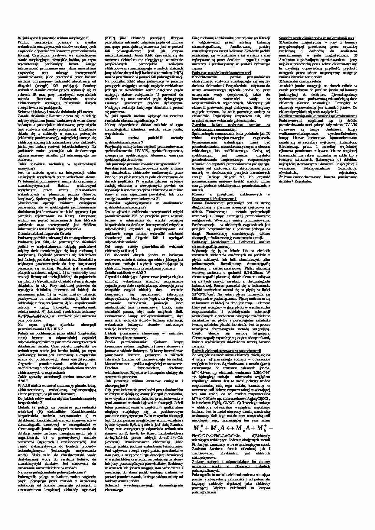 Wykład - chemia analityczna - strona 1