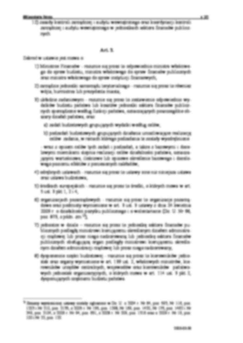 Ustawa o finansach publicznych - omówienie  - strona 2