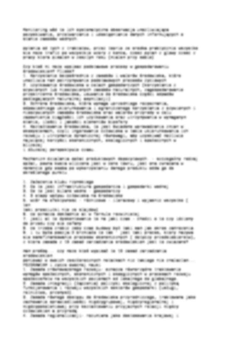 Przykładowe pytania - ekonomika cz. 3 - strona 2