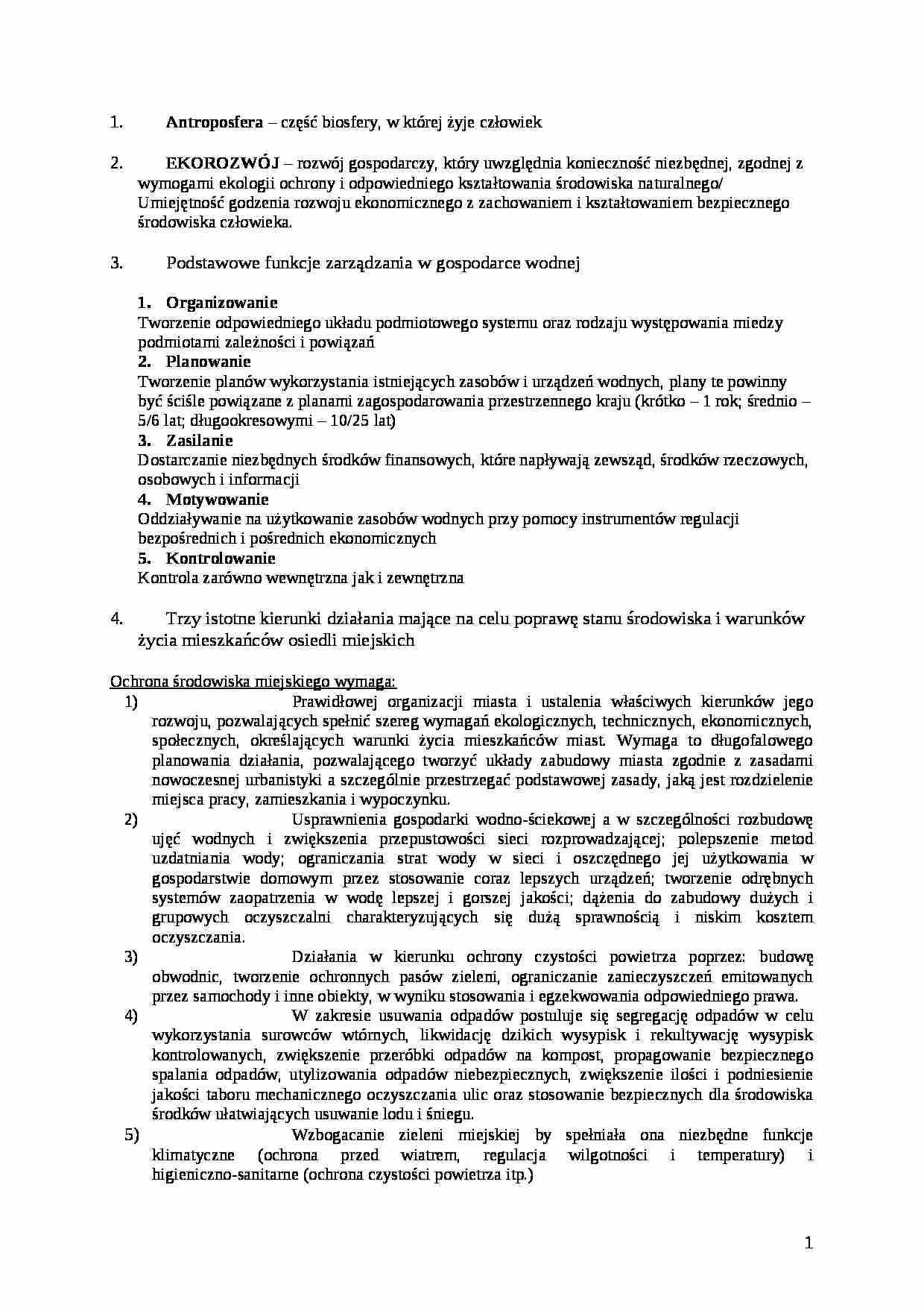 Przykładowy zestaw egzaminacyjny - ekonomika - strona 1