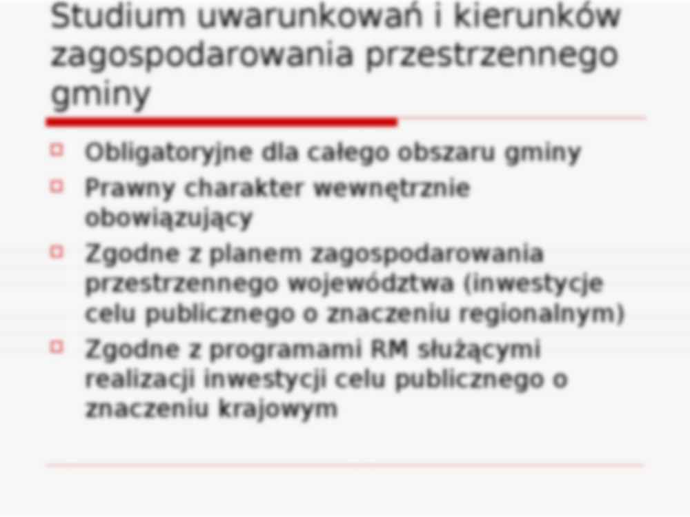 Prawo zagospodarowania przestrzennego - prezentacja - strona 3