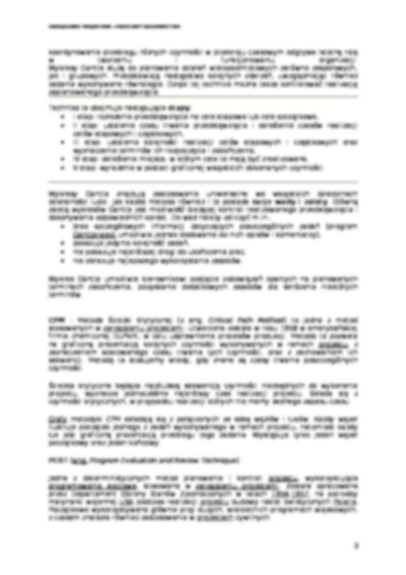 Zarządzanie projektami - omówienie zagadnienia - strona 3