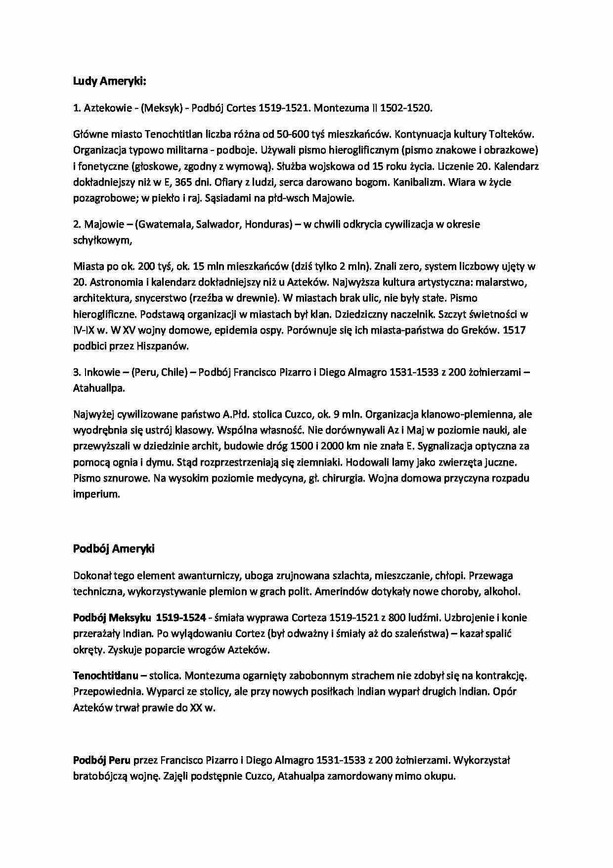 Historia powszechna nowożytna XVI wiek - strona 1