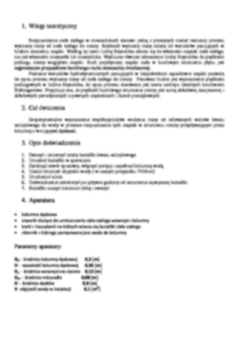 Wpływ energii mieszania na współczynnik wnikania masy-opracowanie - strona 2