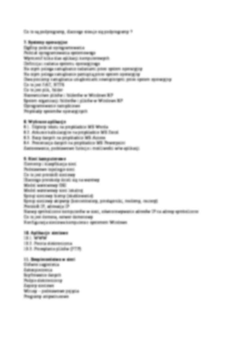 Technologie informacyjne-zagadnienia, opracowanie - strona 2