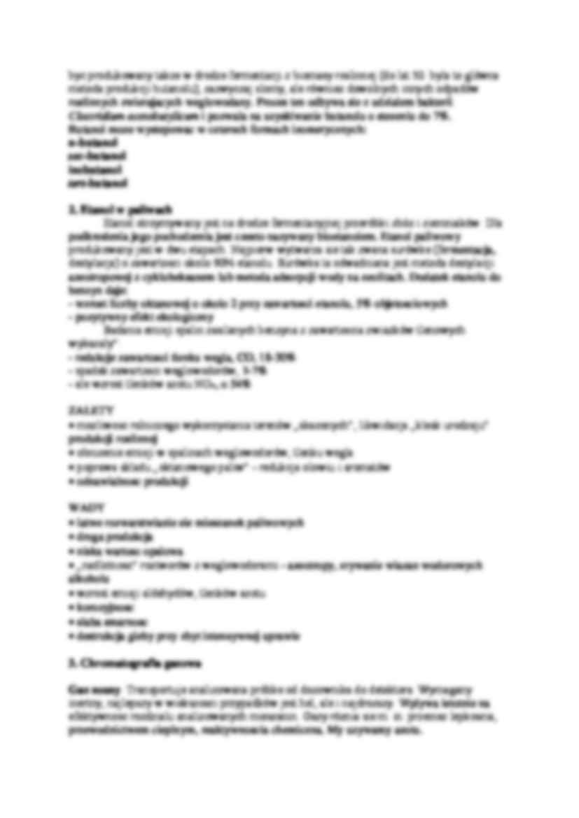 Chromatograficzna analiza biokomponentów paliw silnikowych-opracowanie - strona 2