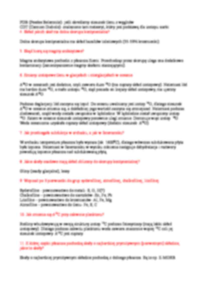 Geochemia-pytania i odpowiedzi - strona 2