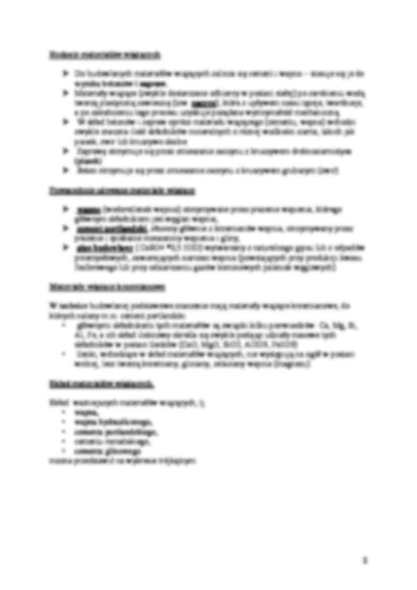 Technologia materiałów wiążących-opracowanie - strona 2