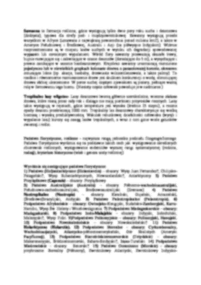 Biomy świata, krainy biogeograficzne-opracowanie - strona 3