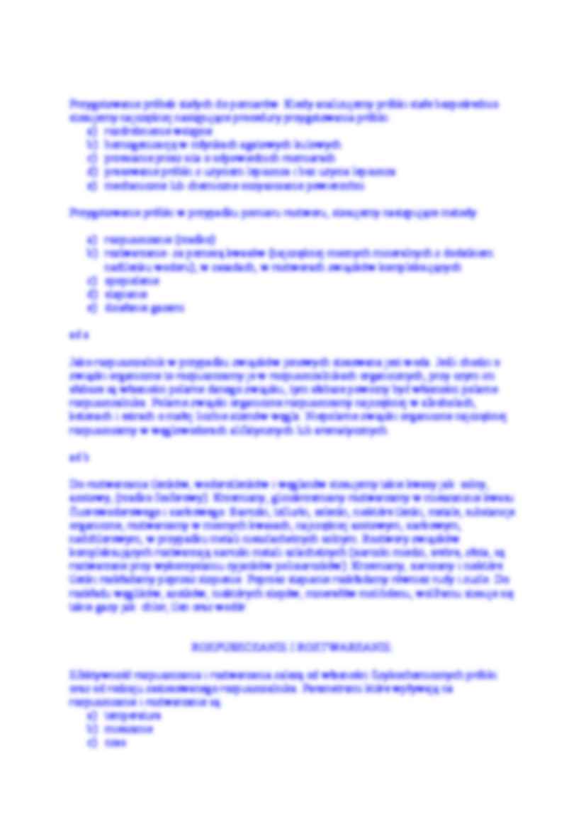 Pobieranie, przechowywanie i przygotowanie próbek do pomiaru-opracowanie - strona 3