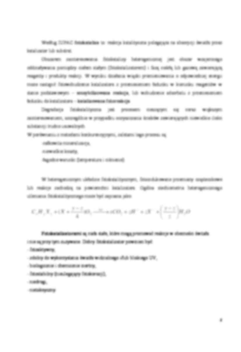 Fotodegradacja organicznych zanieczyszczeń wody-opracowanie - strona 2