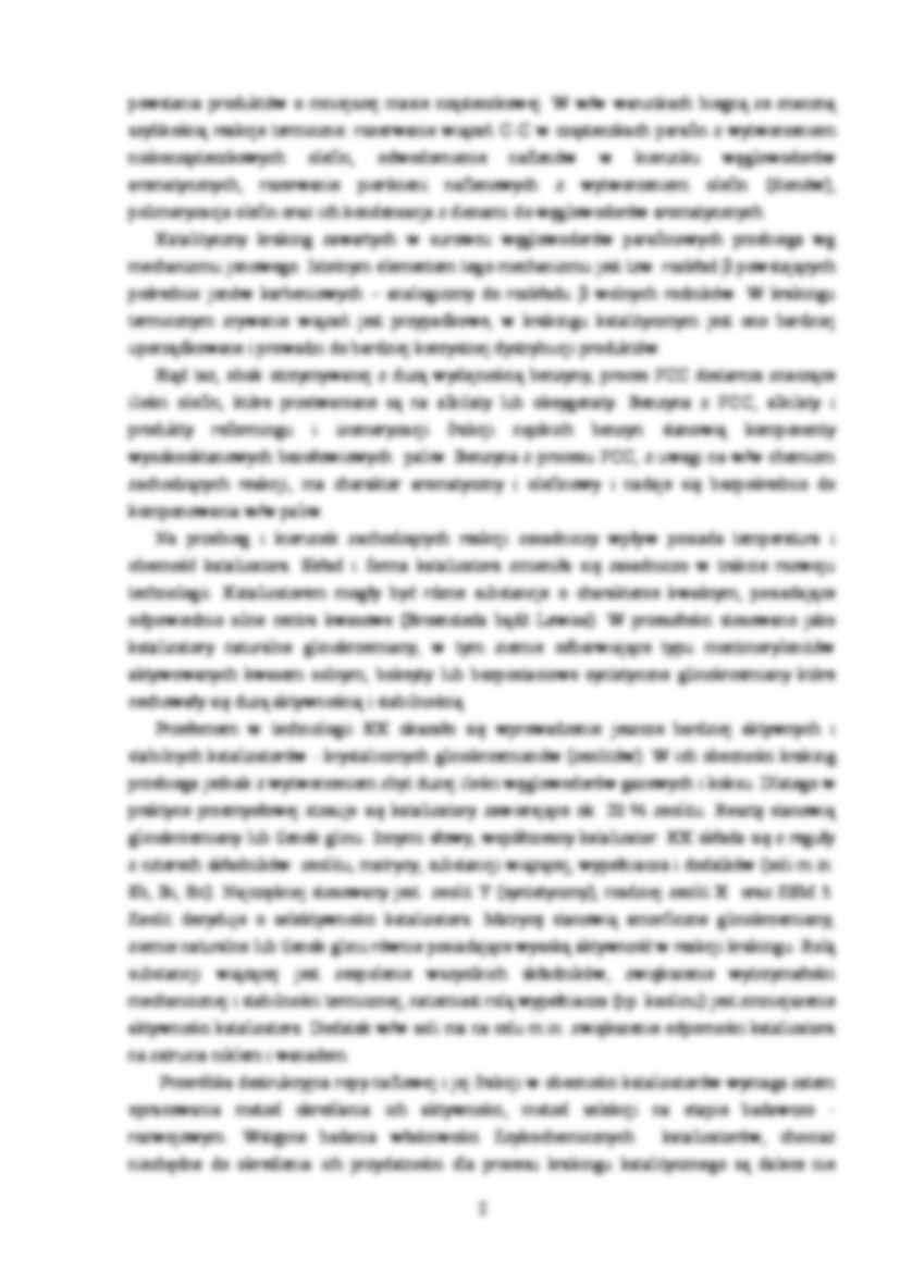 Kraking katalityczny-opracowanie - strona 2