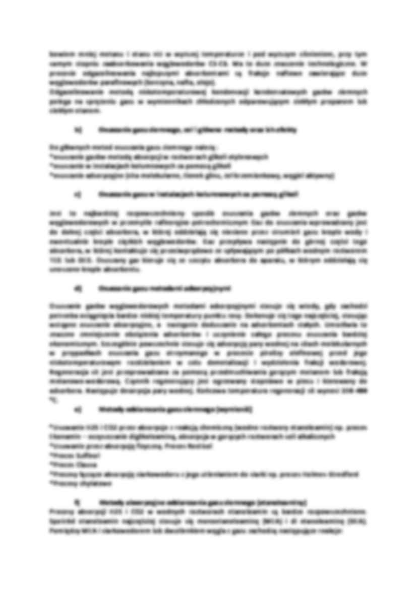 Gaz ziemny,procesy oczyszczania i wykorzystania-opracowanie - strona 2