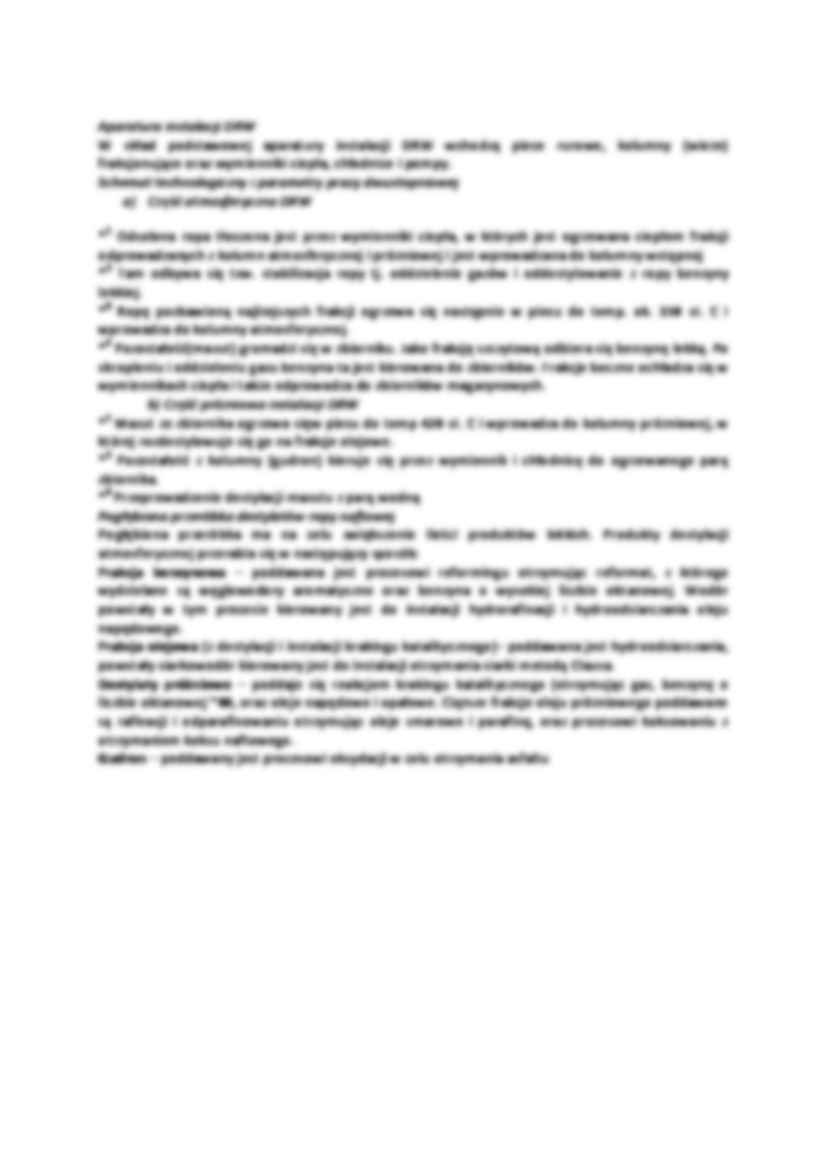 Przerób ropy naftowej-opracowanie - strona 2