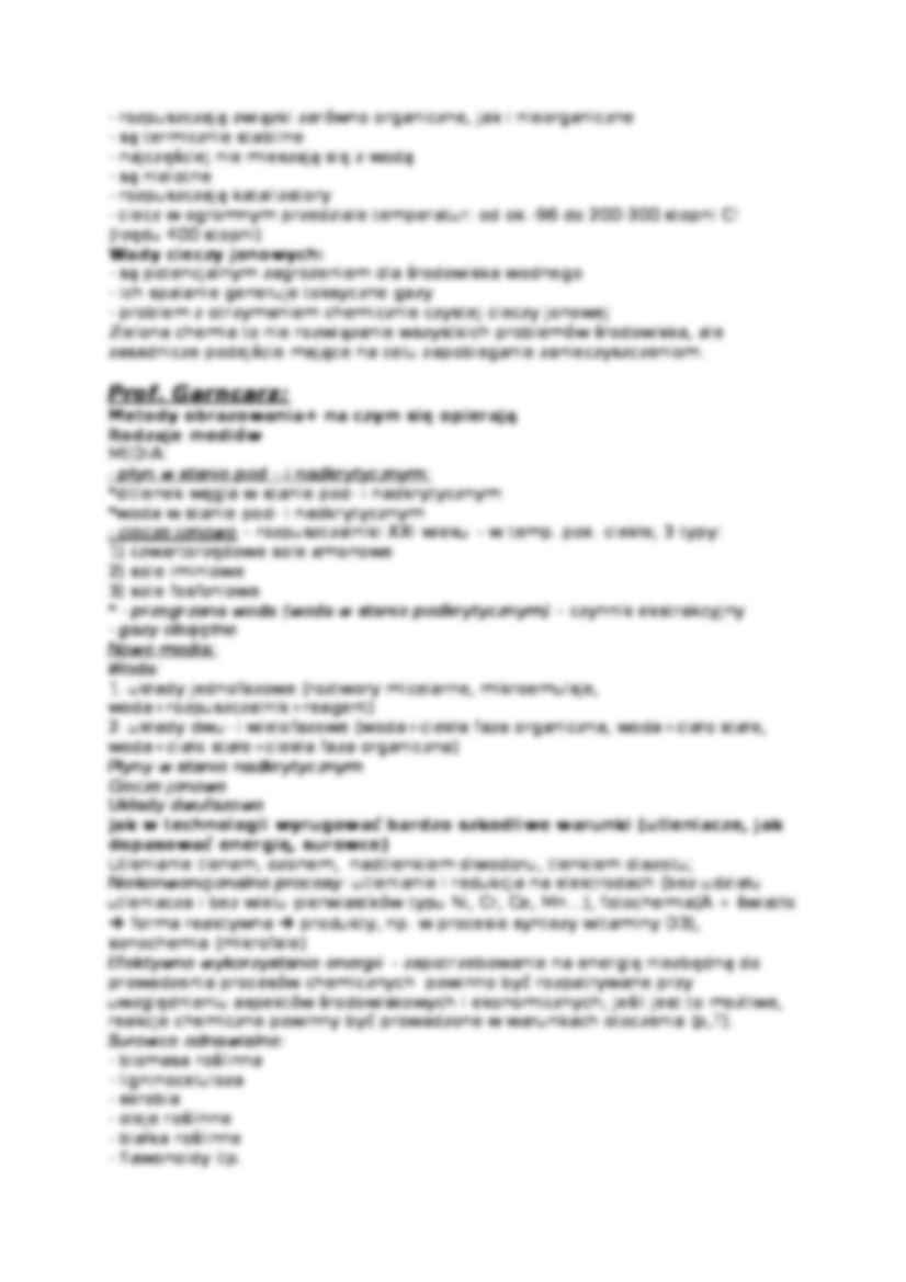 Zielona chemia - pytania i opracowanie do zaliczenia  - strona 2