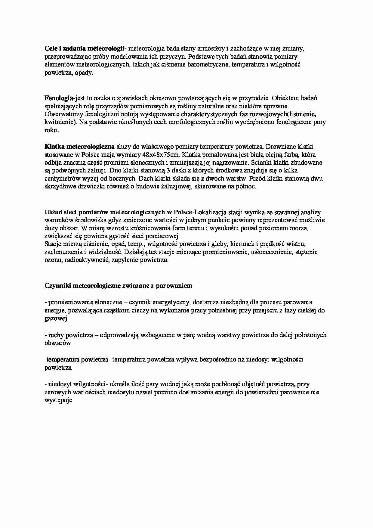 Meteorologia - wykład wstępny - strona 1