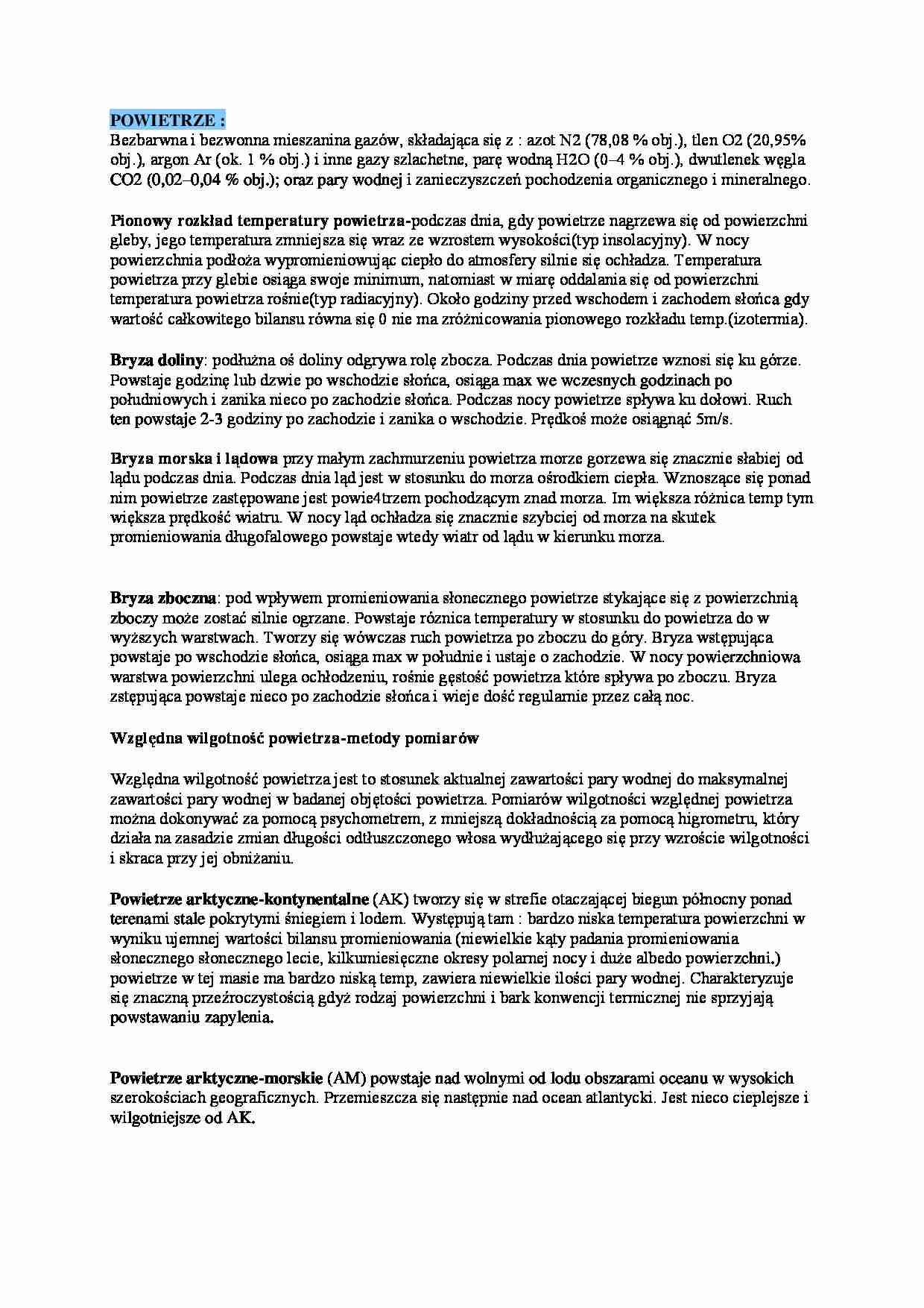Powietrze - wykład - Bryza - strona 1