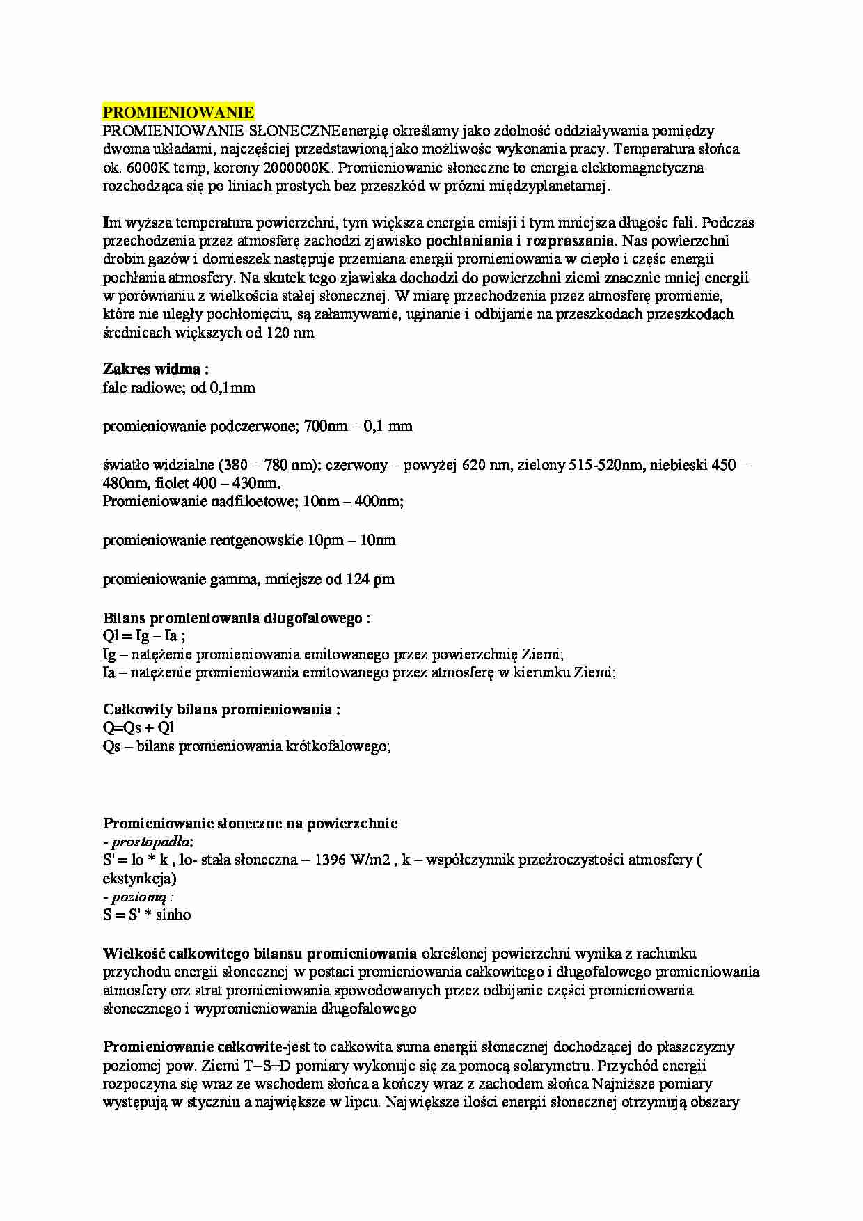 Promieniowanie - wykład - strona 1