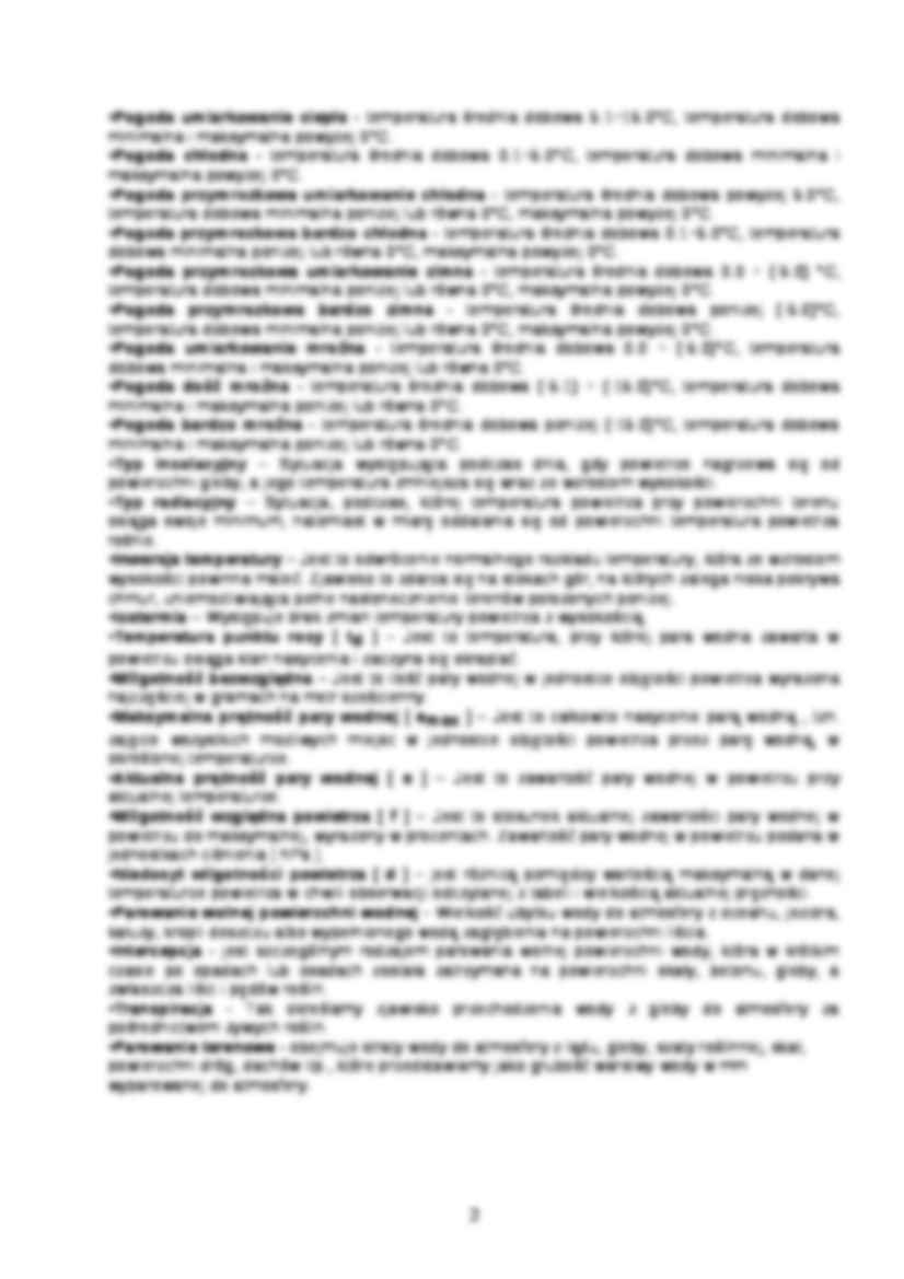 Definicje dla studentów - meteorologia - strona 2