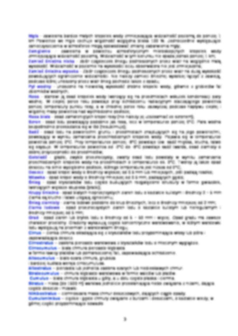 Definicje dla studentów - meteorologia - strona 3