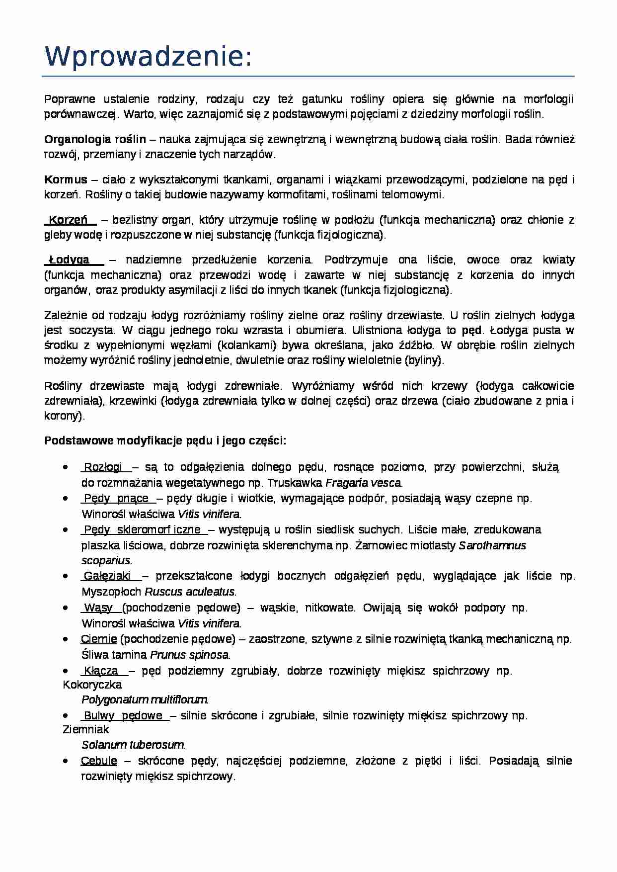 Wprowadzenie do ćwiczenia o liściach - strona 1