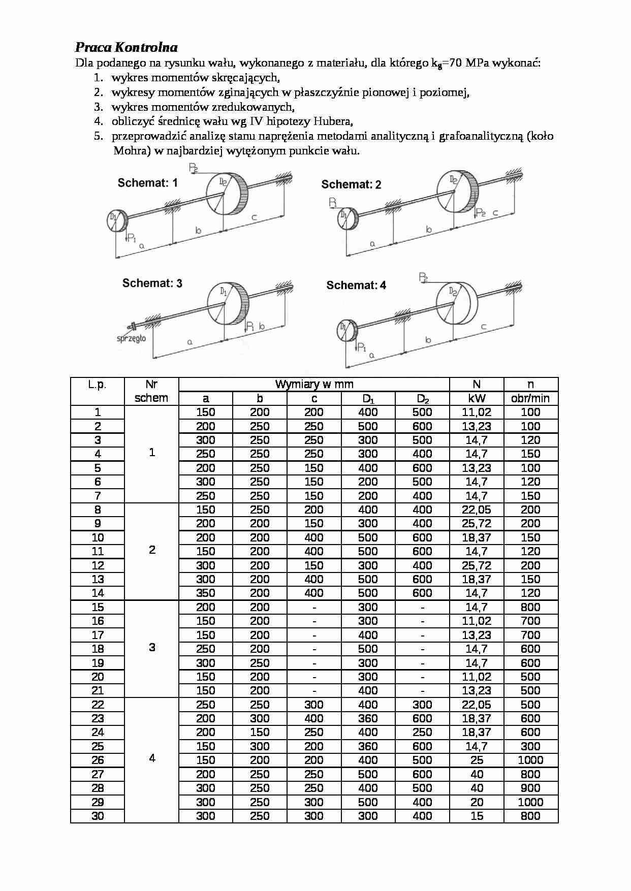 Praca kontrolna - walec - strona 1