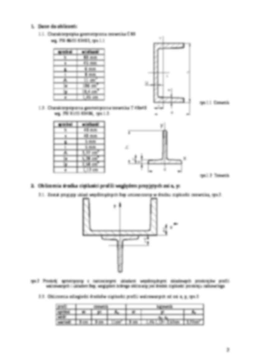 Projekt z wytrzymałości materiałów - strona 2