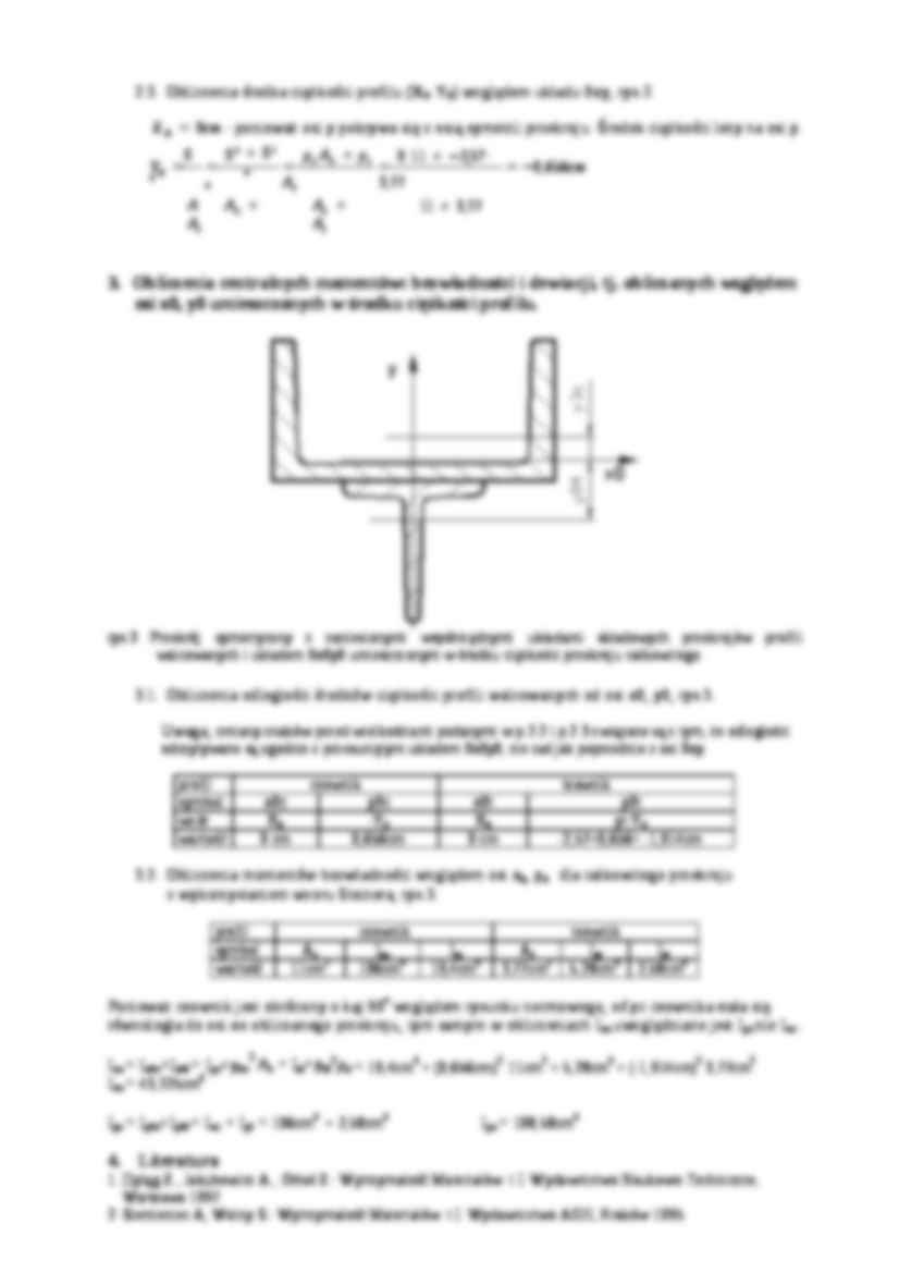 Projekt z wytrzymałości materiałów - strona 3