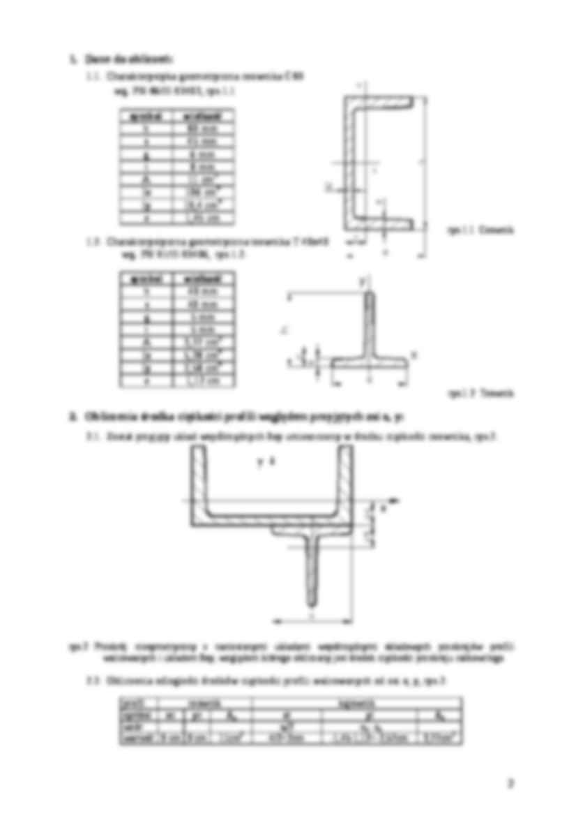 Projekt z wytrzymałości materiałów 1d - strona 2