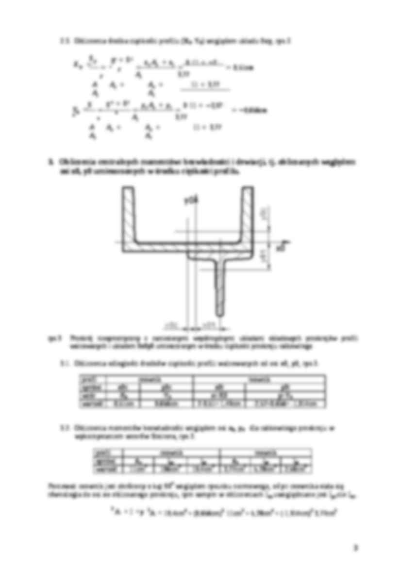 Projekt z wytrzymałości materiałów 1d - strona 3