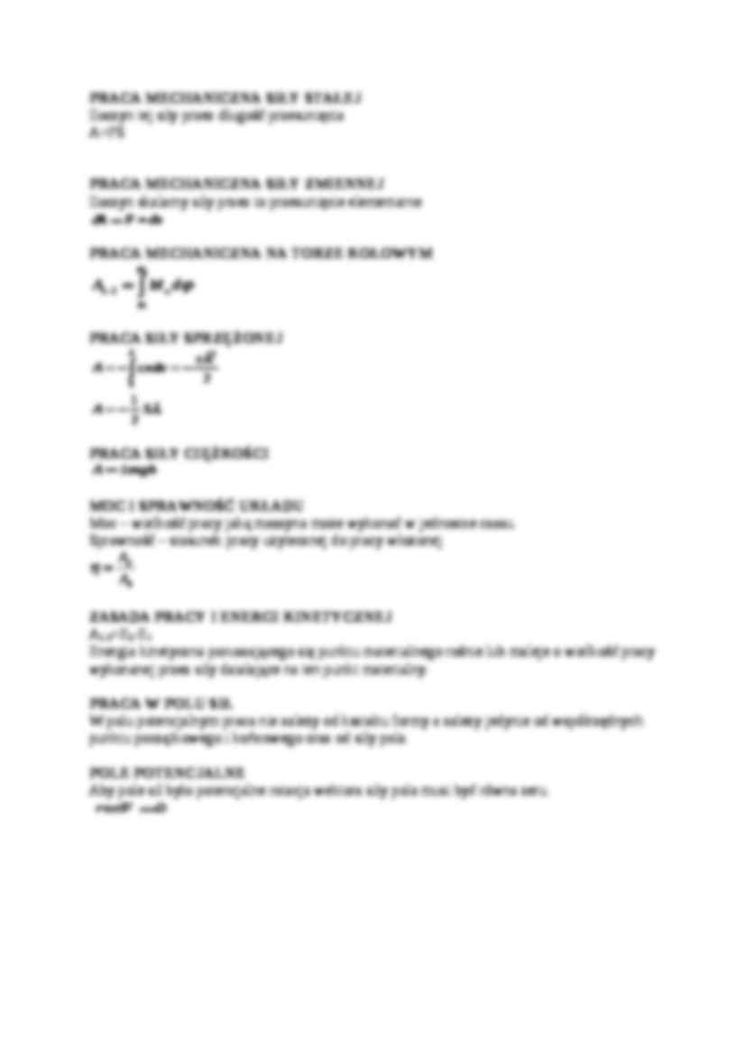 Ruch punktu materialnego i praca - omówienie - strona 2