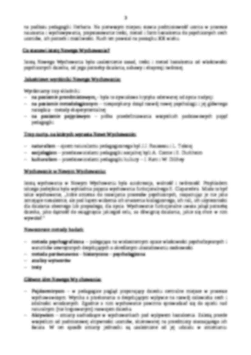 Współczesne kierunki pedagogiczne - strona 3