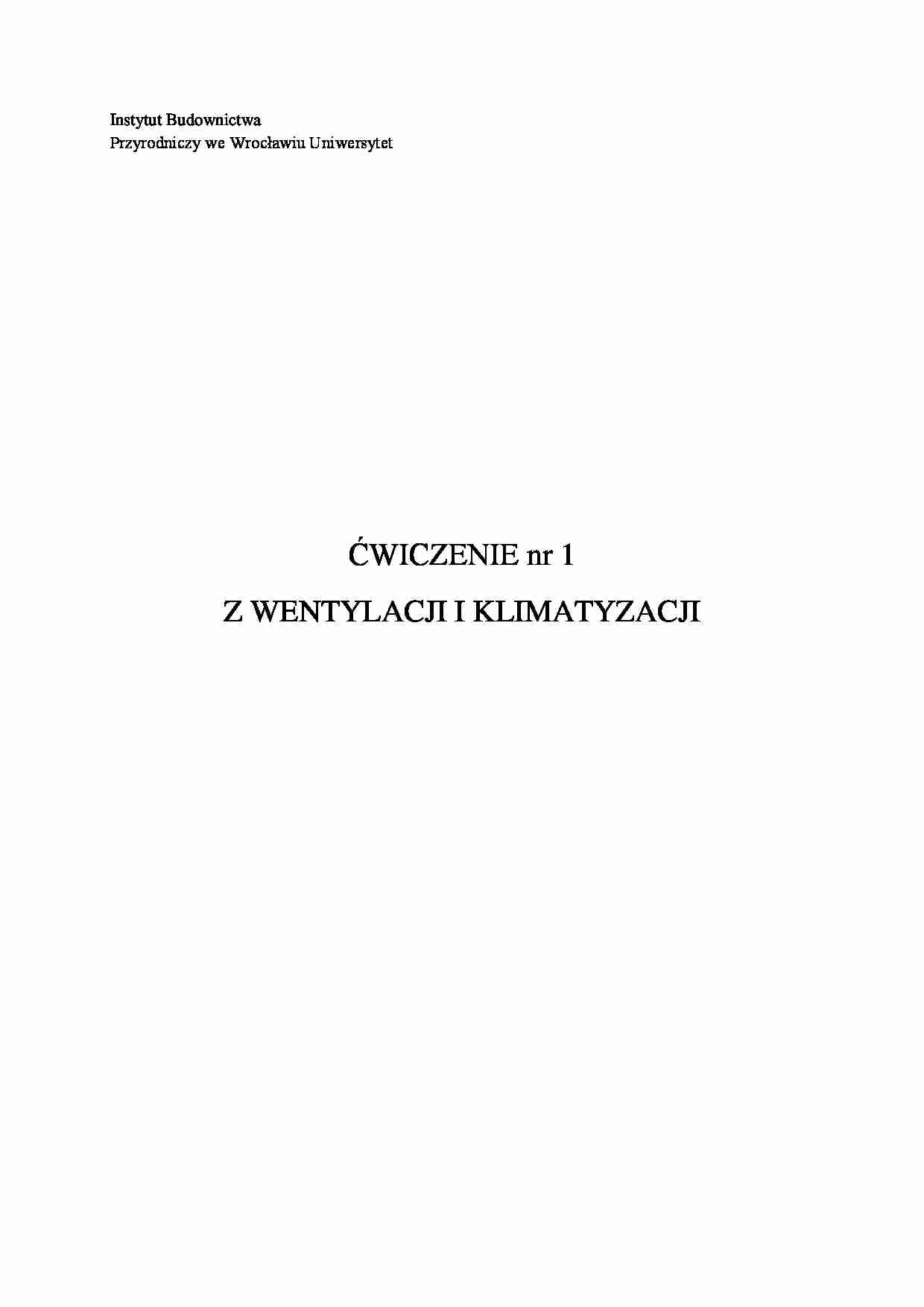 projekt z wentylacji dla 7 osób w pomieszczeniu - strona 1