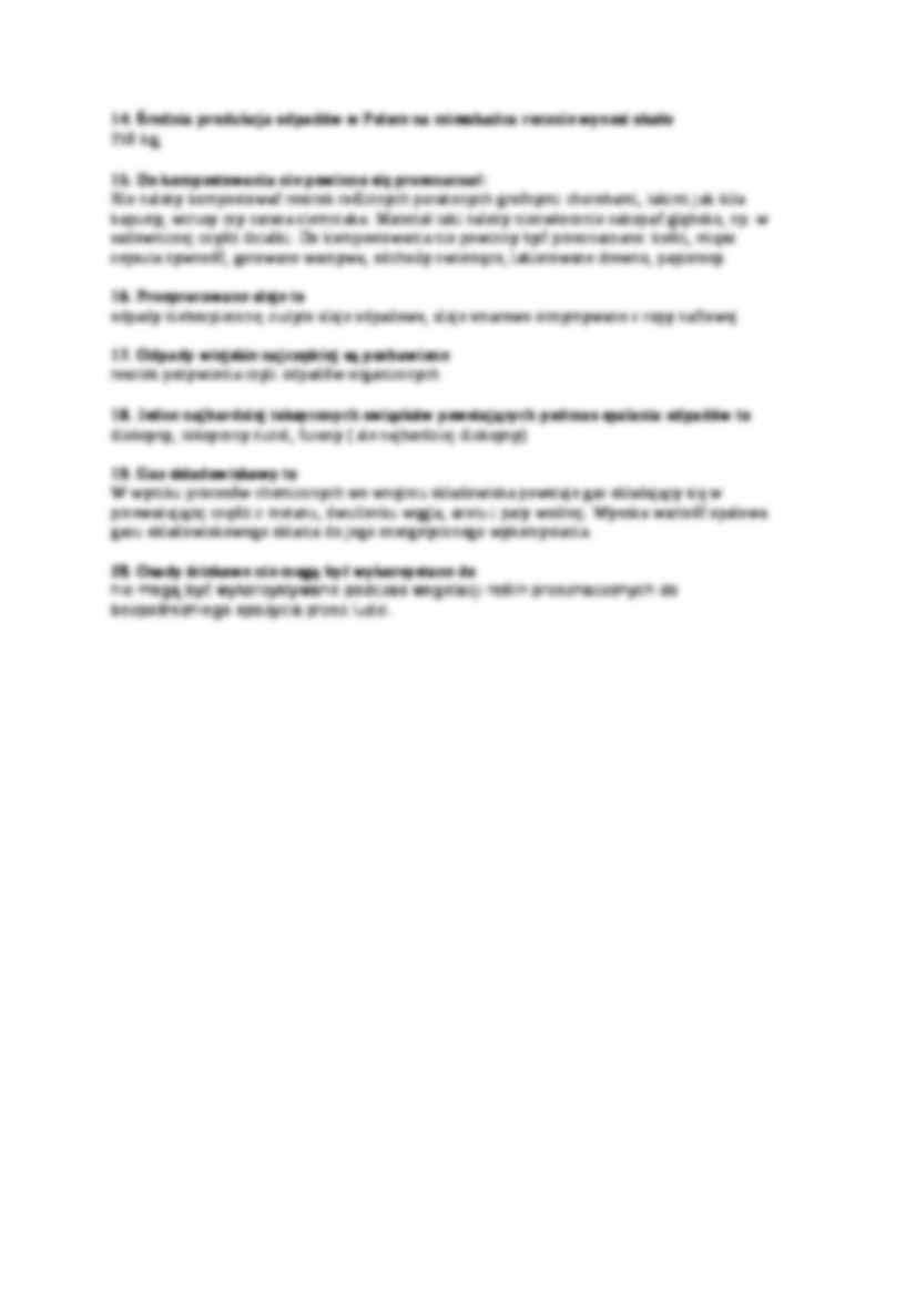 ochrona środowiska - opracowane odpady  - strona 2
