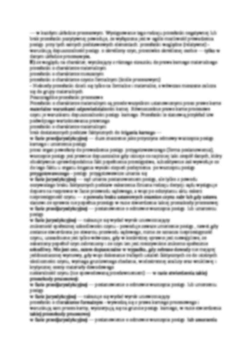 Przesłanki procesowe - opracowanie - strona 2