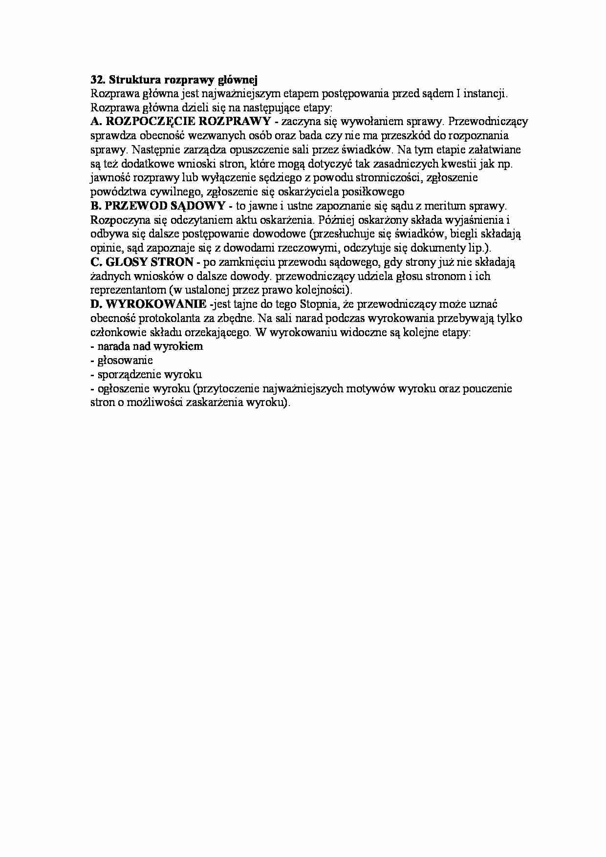 Struktura rozprawy głównej - opis - strona 1