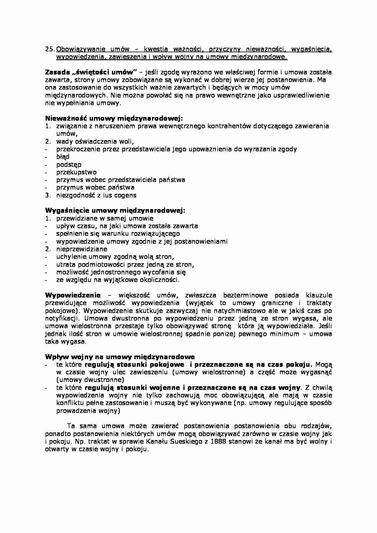 Obowiązywanie umów - omówienie - strona 1