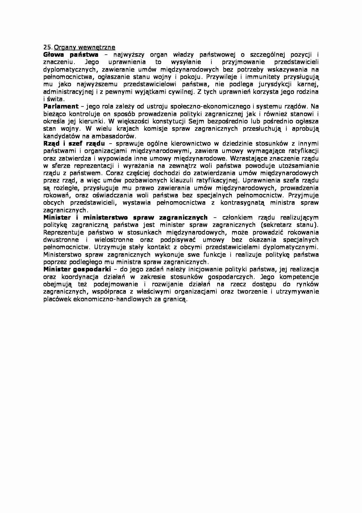 Organy wewnętrzne - omówienie  - strona 1