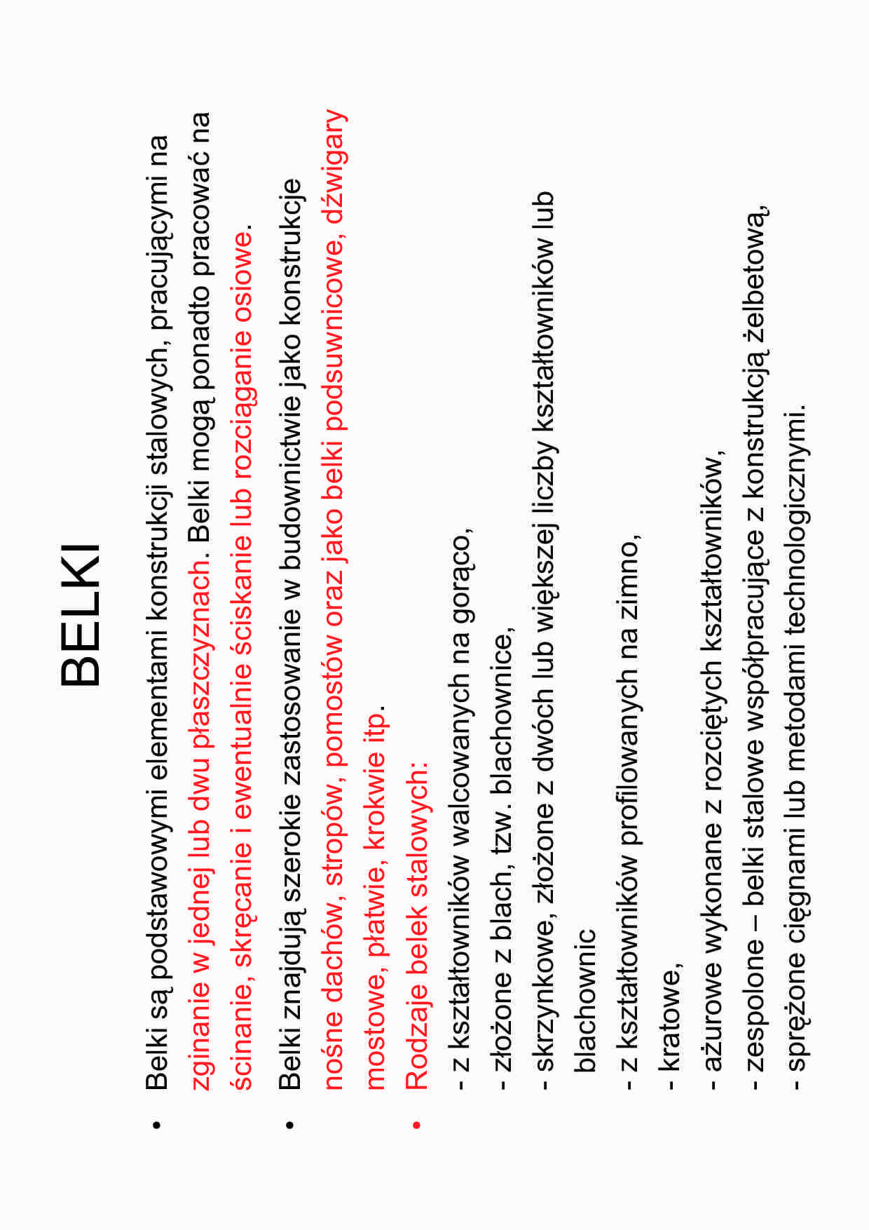 Belki - podstawowe informacje - omówienie  - strona 1