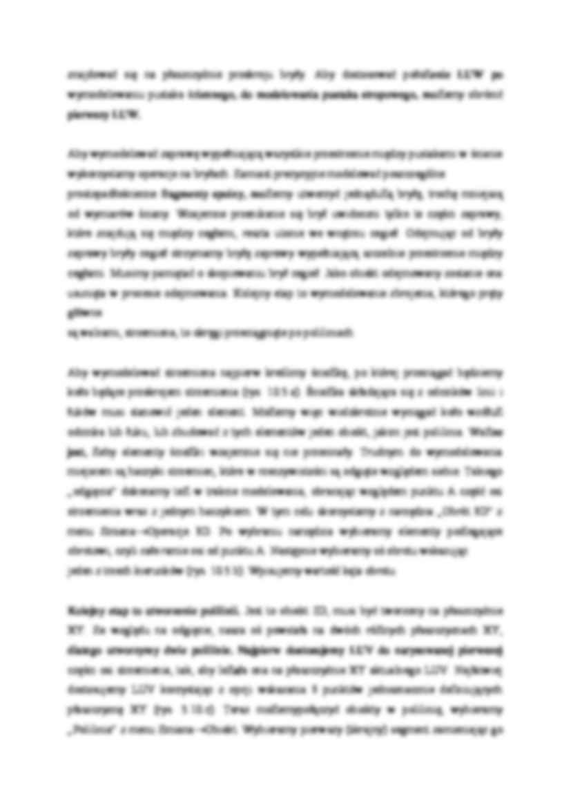 Model bryłowo-powierzchniowy detalu budowlanego. - strona 2