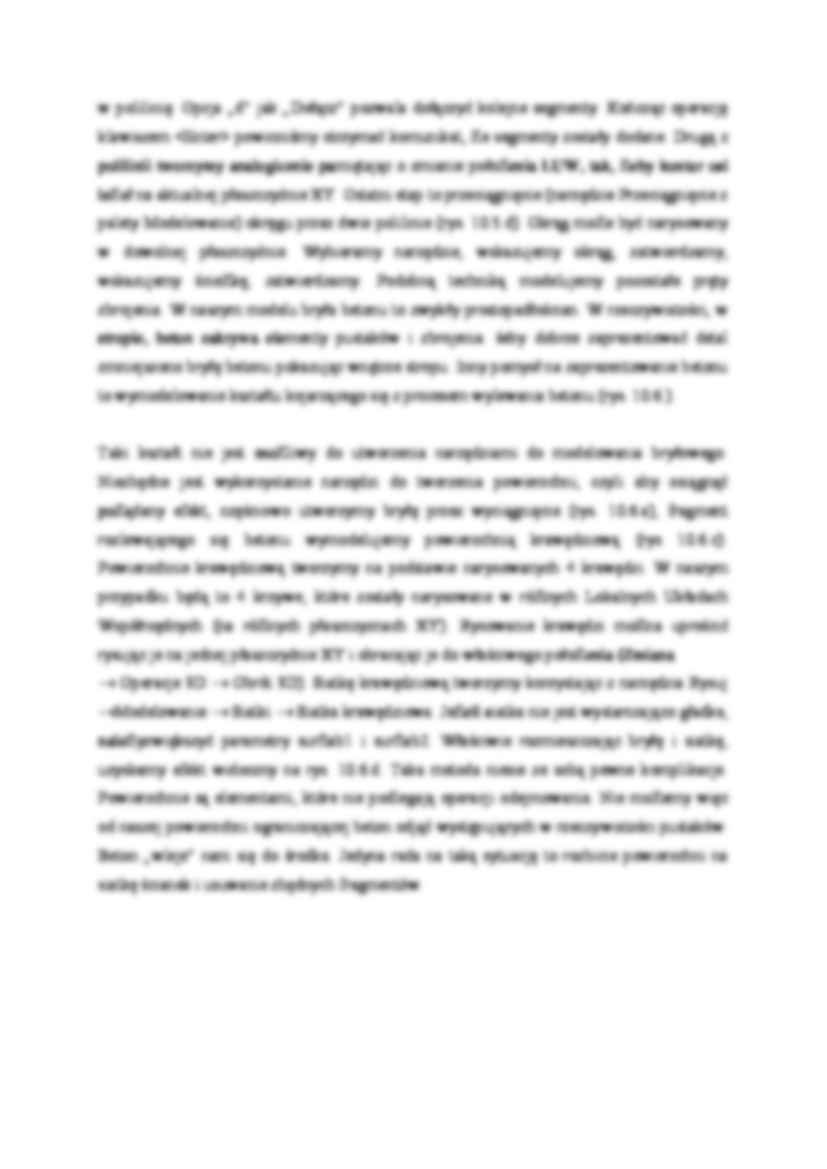 Model bryłowo-powierzchniowy detalu budowlanego. - strona 3