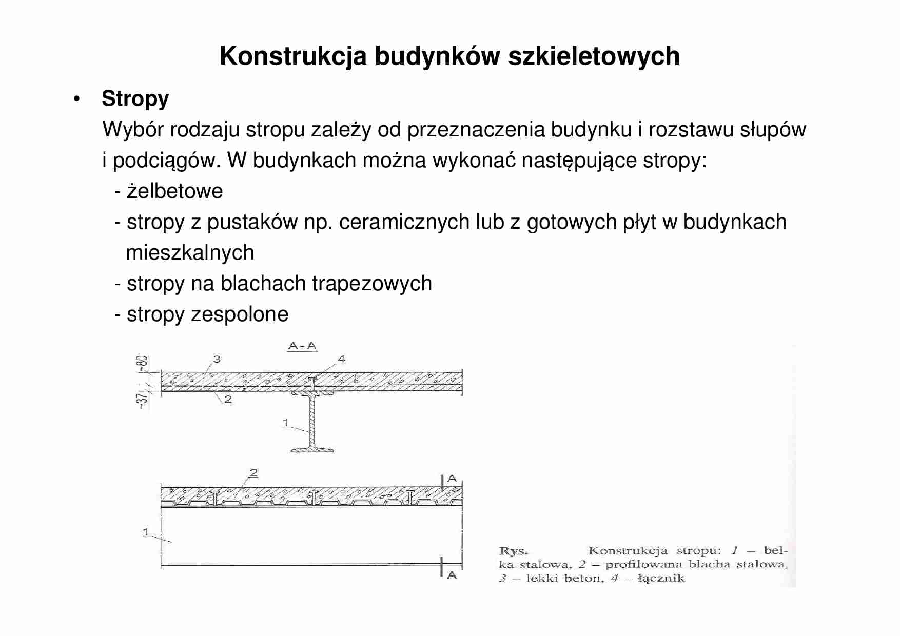 Konstrukcja budynków szkieletowych - omówienie  - strona 1