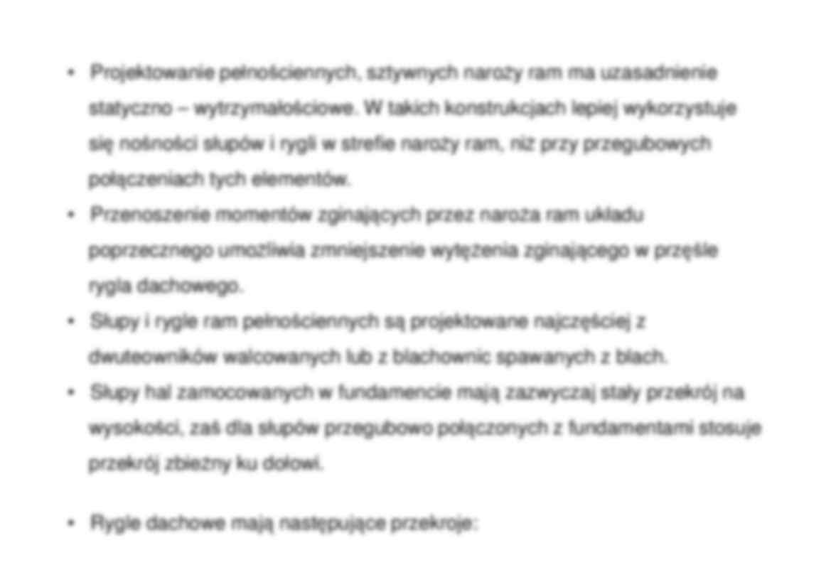 Konstruowanie pełnociemnych układów poprzecznych hal - omówienie - strona 2
