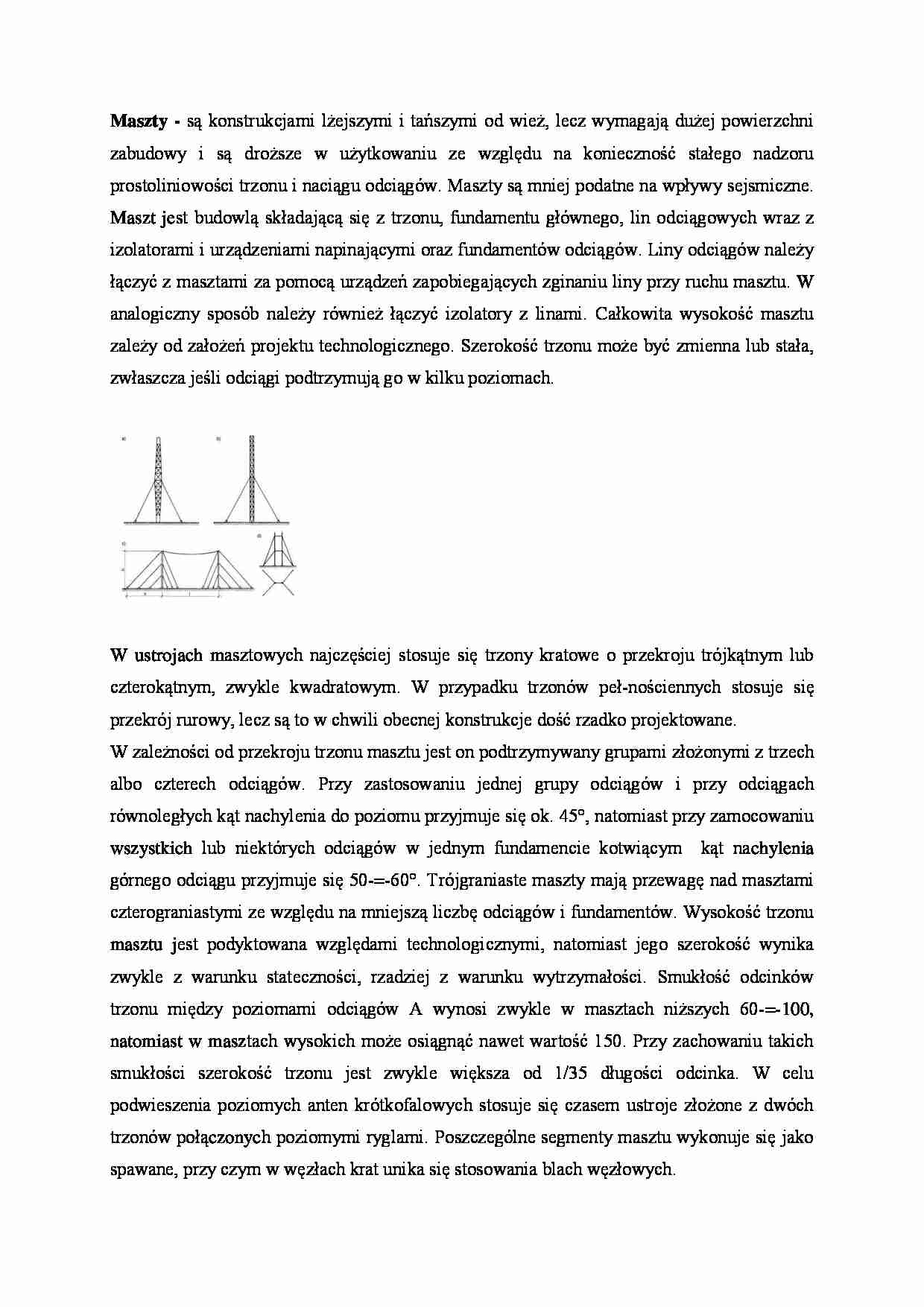 Maszty - omówienie  - strona 1