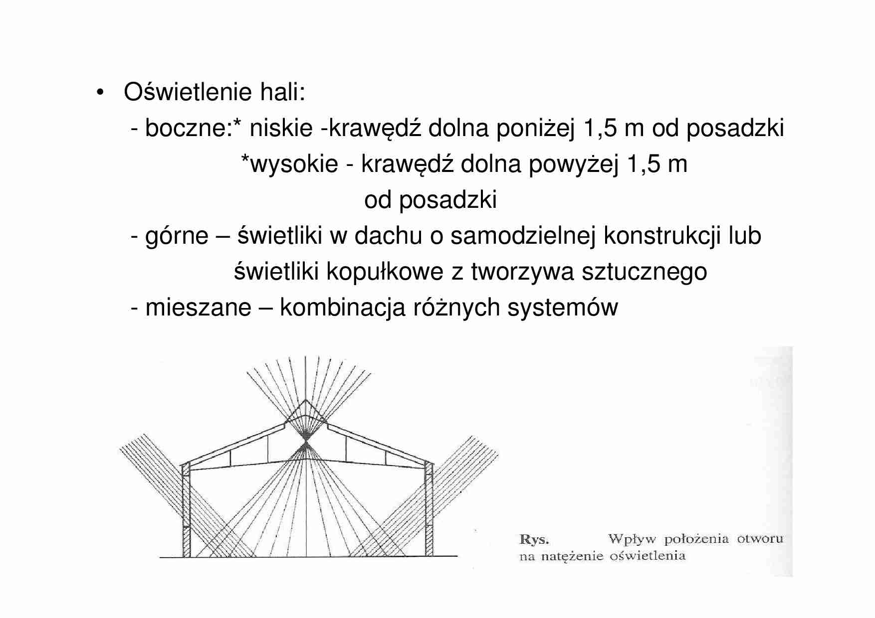 Oświetlenie hali - omówienie  - strona 1