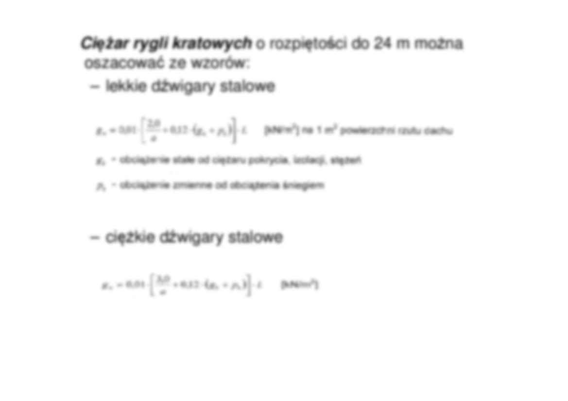  Obciążenia hali - omówienie  - strona 3