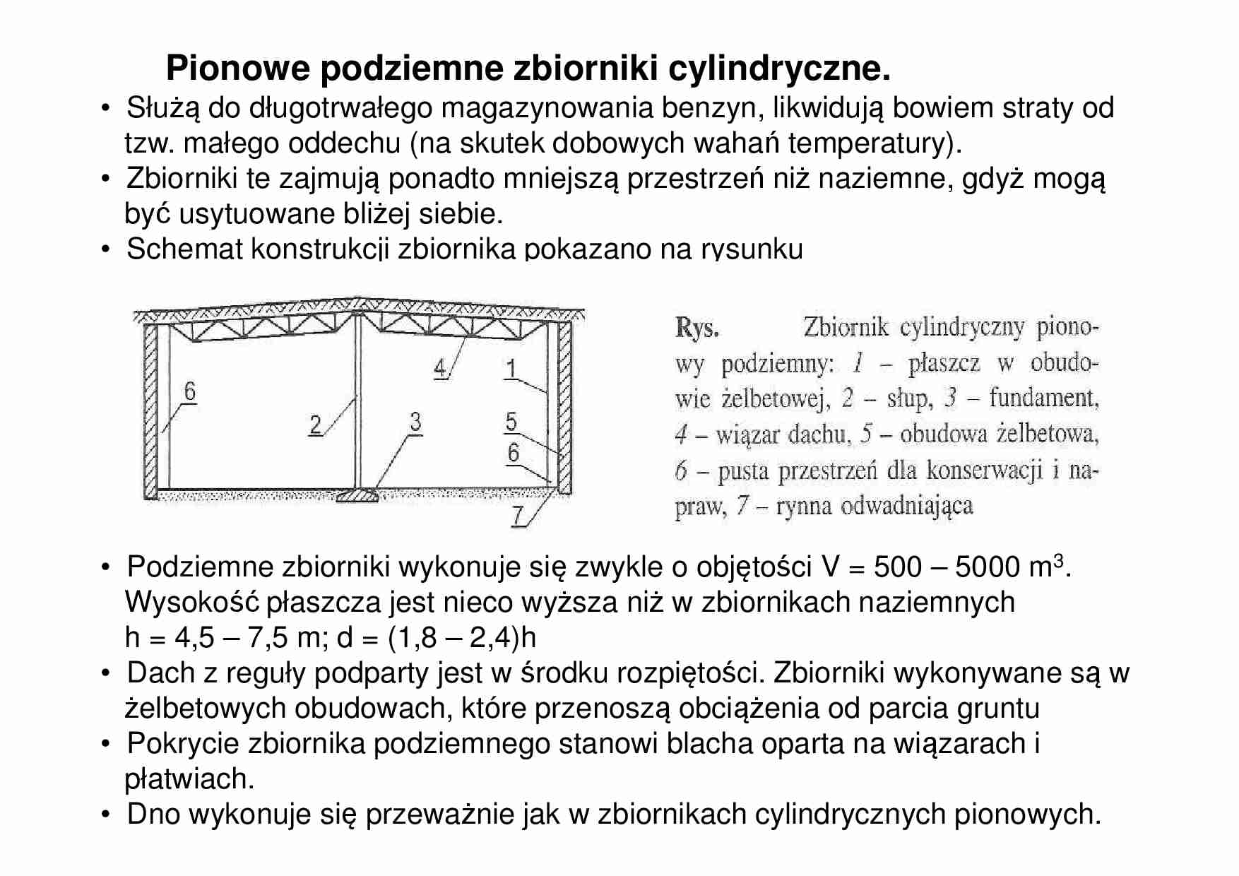 Pionowe podziemne zbiorniki cylindryczne - omówienie  - strona 1