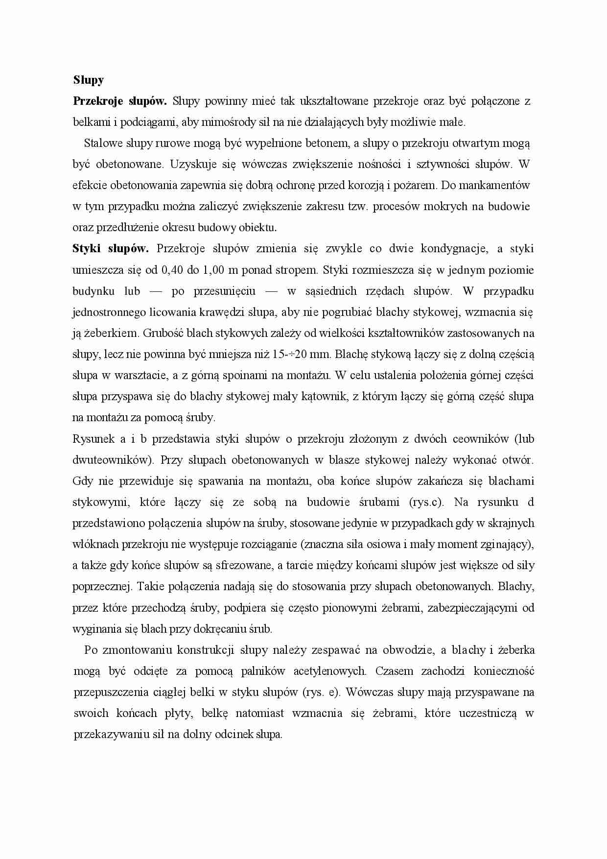 Słupy  - omówienie - strona 1