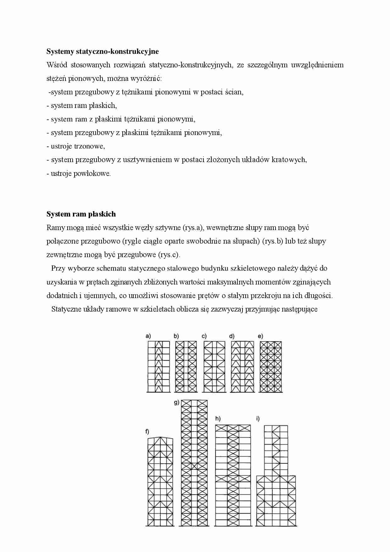 Systemy statyczno-konstrukcyjne - omówienie  - strona 1
