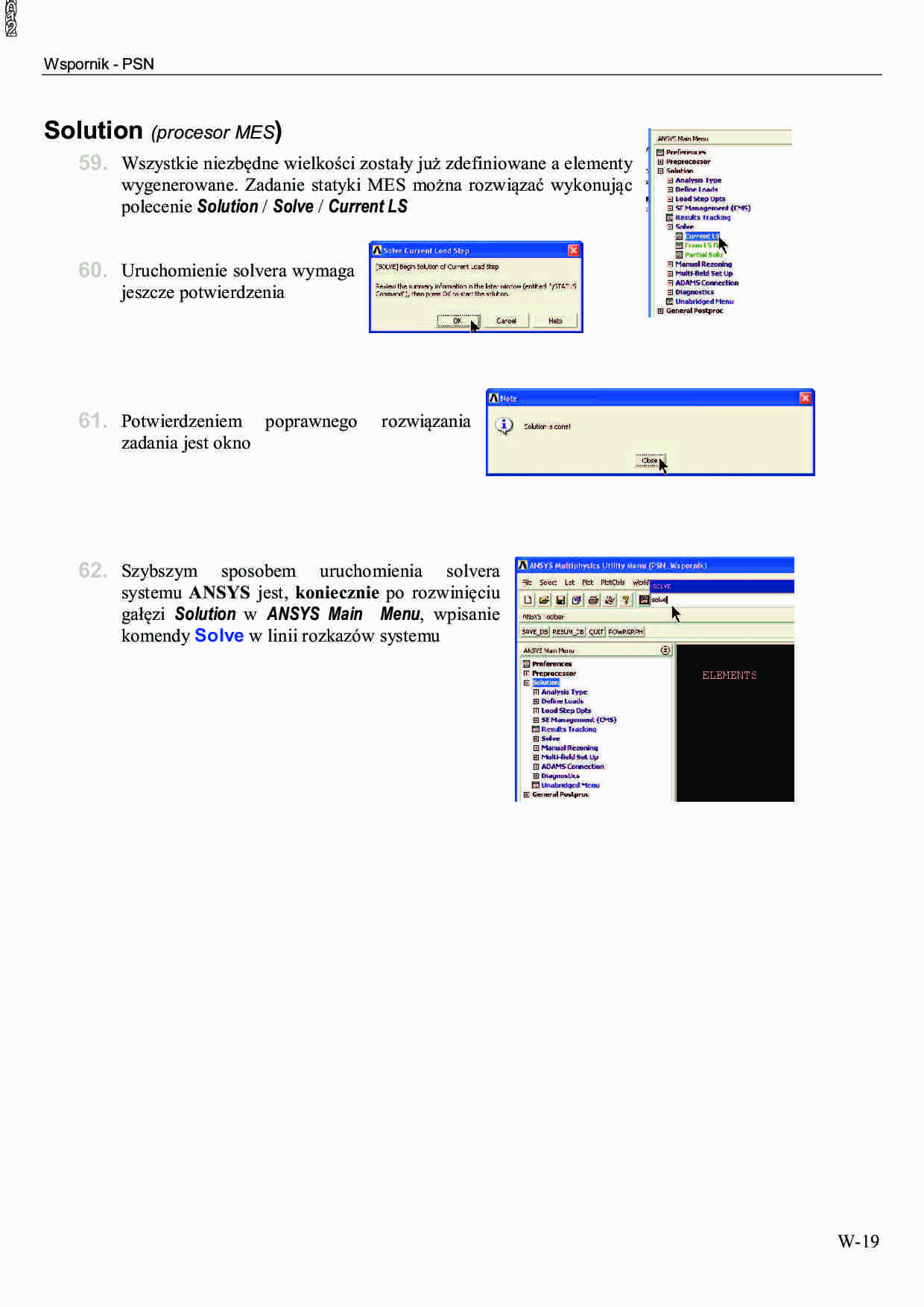 Wspornik - PSN, Solution (procesor MES) - omówienie  - strona 1
